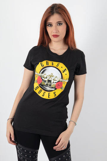 PLAYERA PARA CHAVA GUNS N ROSES BULLET (4299648139343)